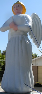 25ft. Angel cold-air balloon Christmas inflatable.